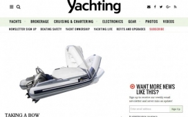 Taking a bow - Yachting, February 2015